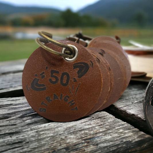 Straight  50 Leather Token