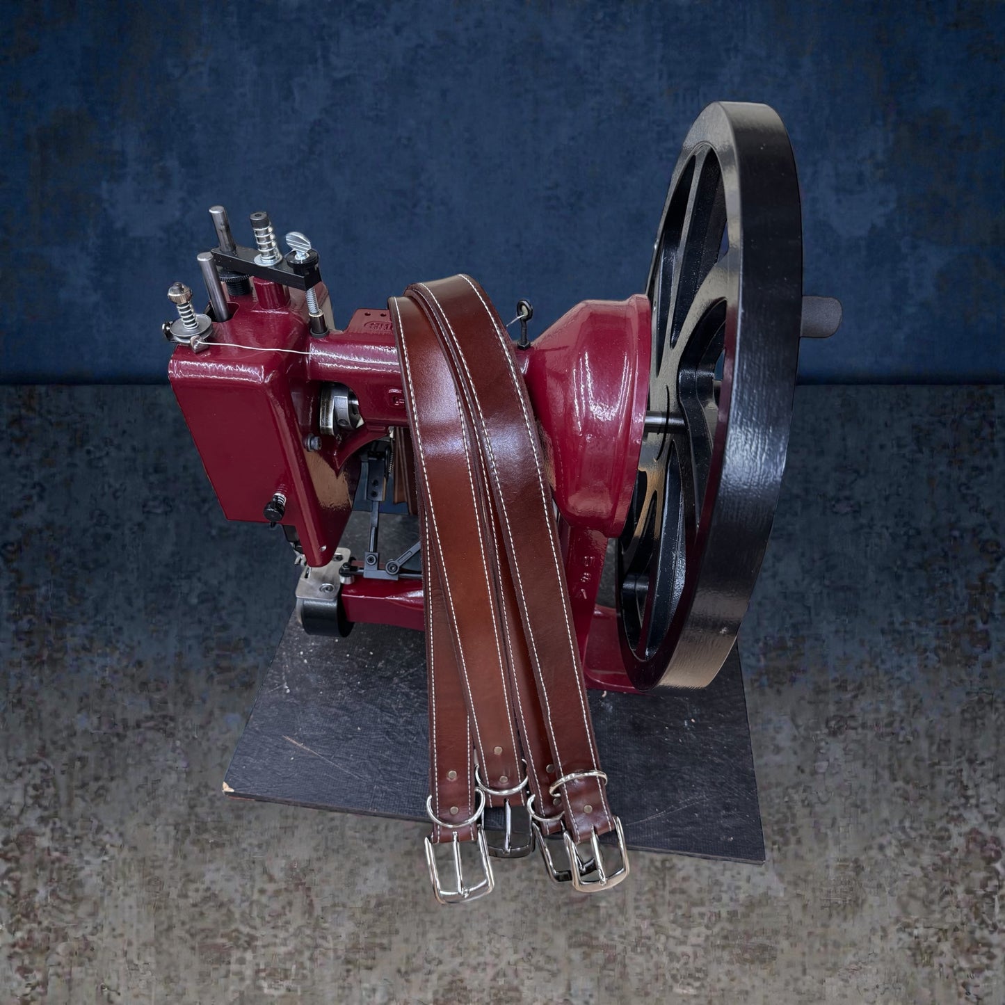 Dark Brown Leather Belt